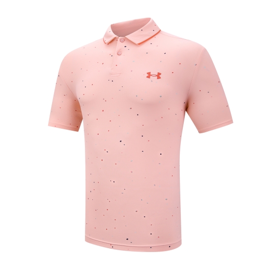 Pink under armour polo hotsell