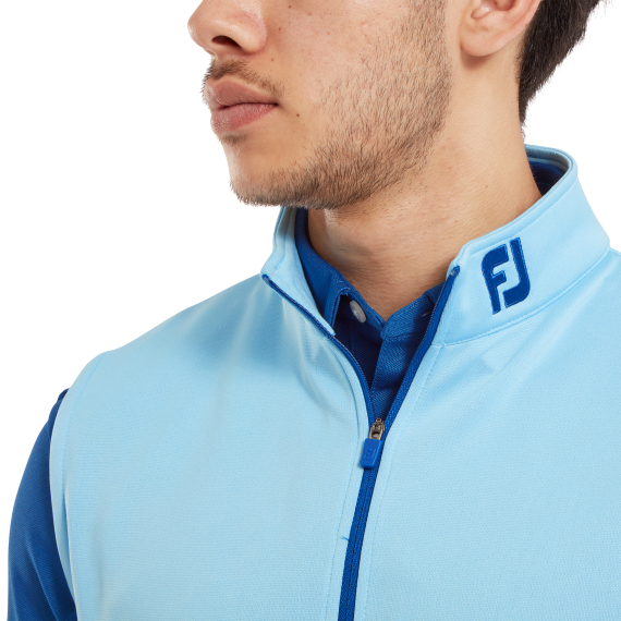 Gilet De Golf FootJoy Homme - Bleu Marine - Maille 1/4 Zip - Taille M