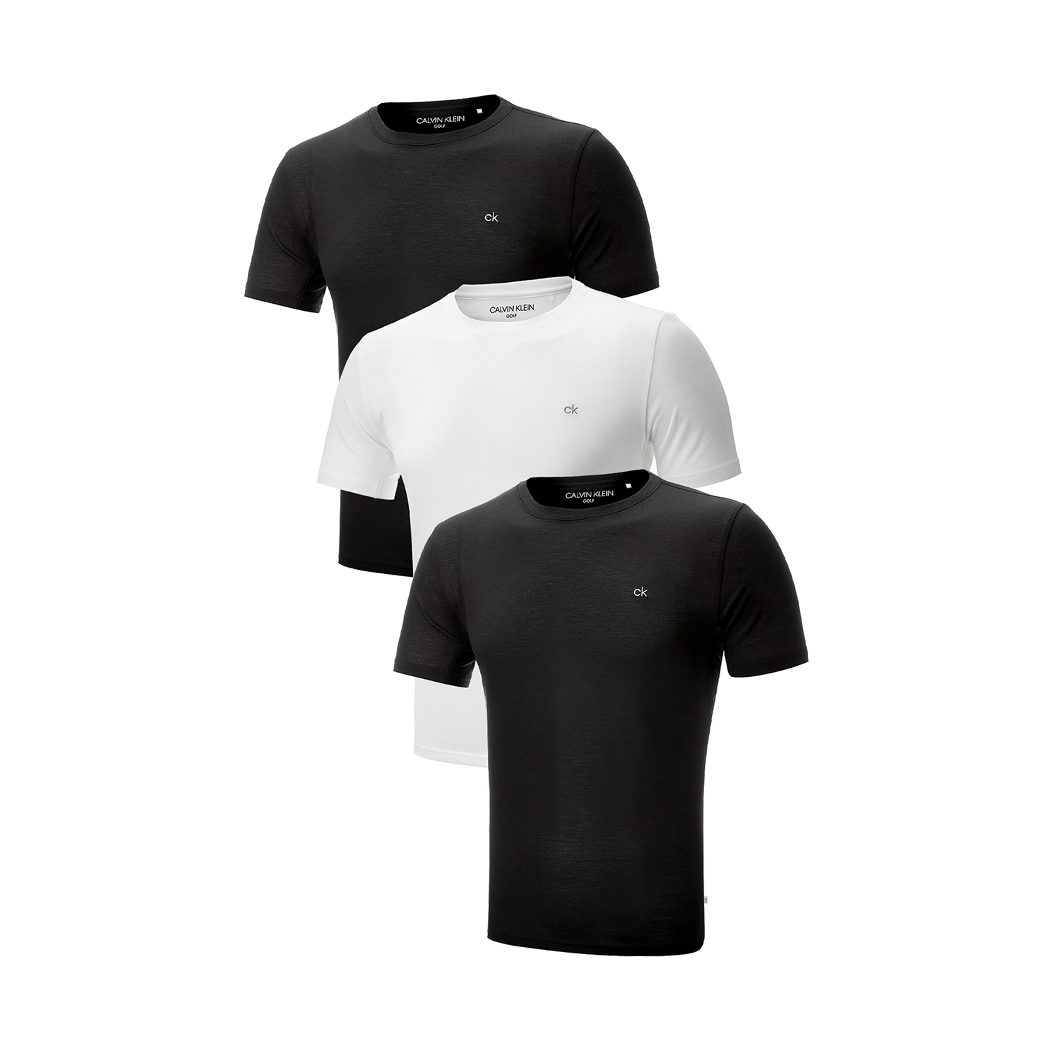 Calvin Klein Golf Assorted Long Sleeve T-Shirts 3 Pack