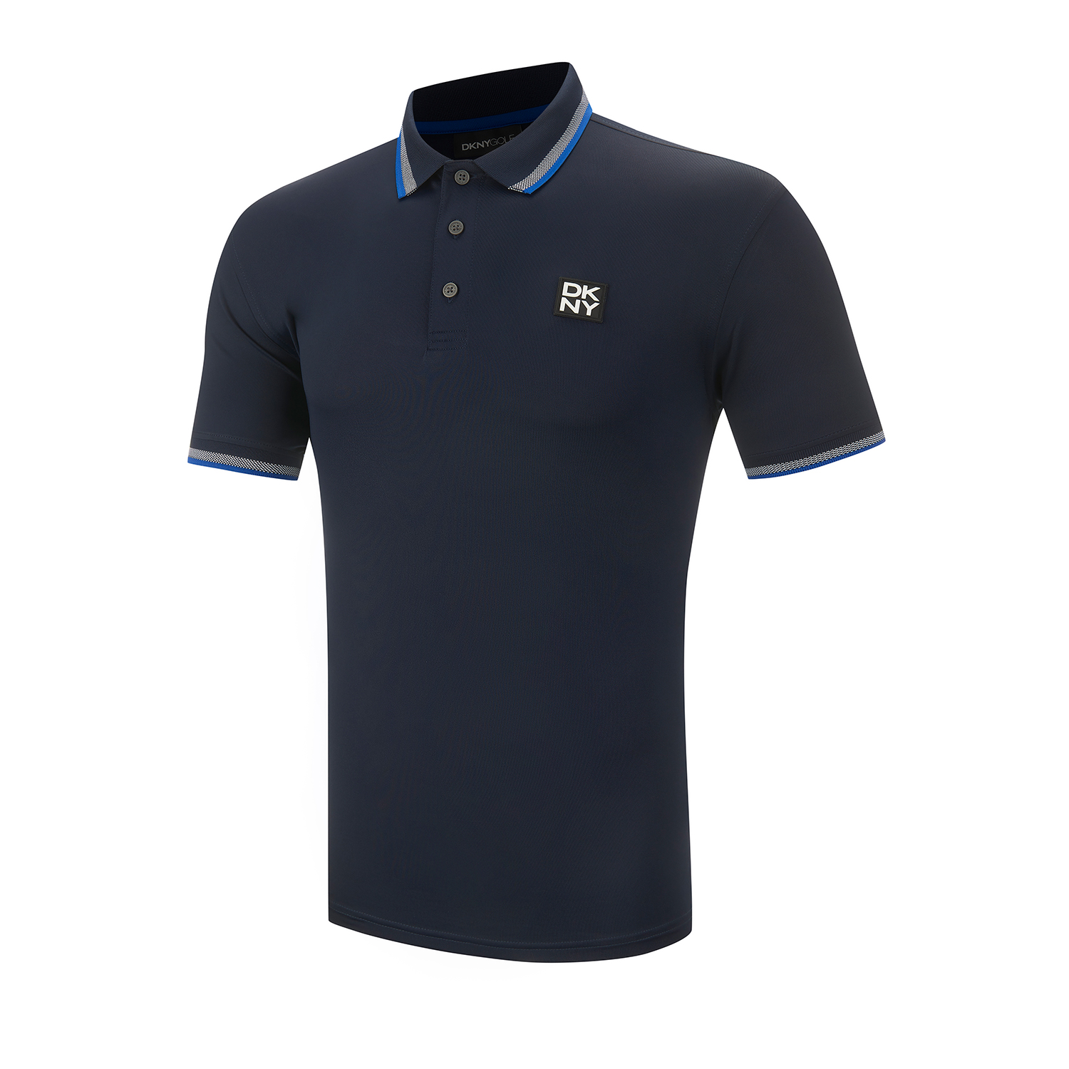 dkny black polo shirt