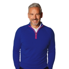 Azure with Magenta Trim