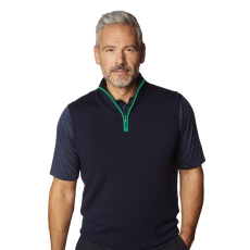 Navy with Emerald Trim